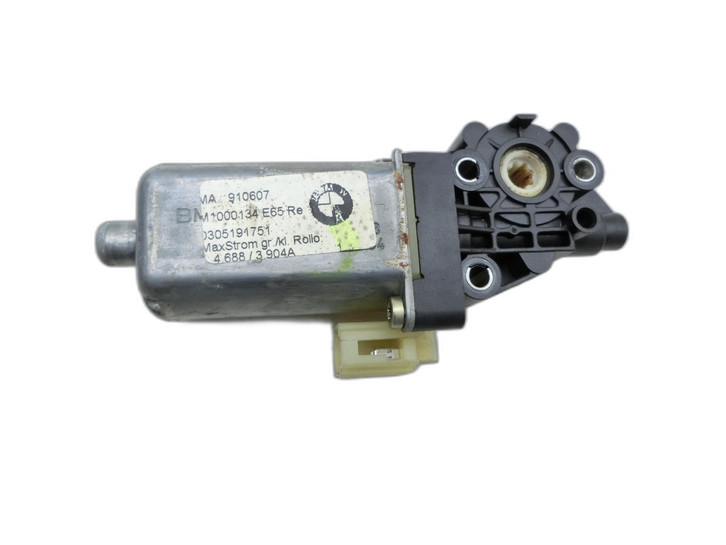 BMW 7er E65 730d 02-05 Stufenheck Stellmotor für Elektr. Sonnenschutzrollo Rechts Hinten  - Bild 1