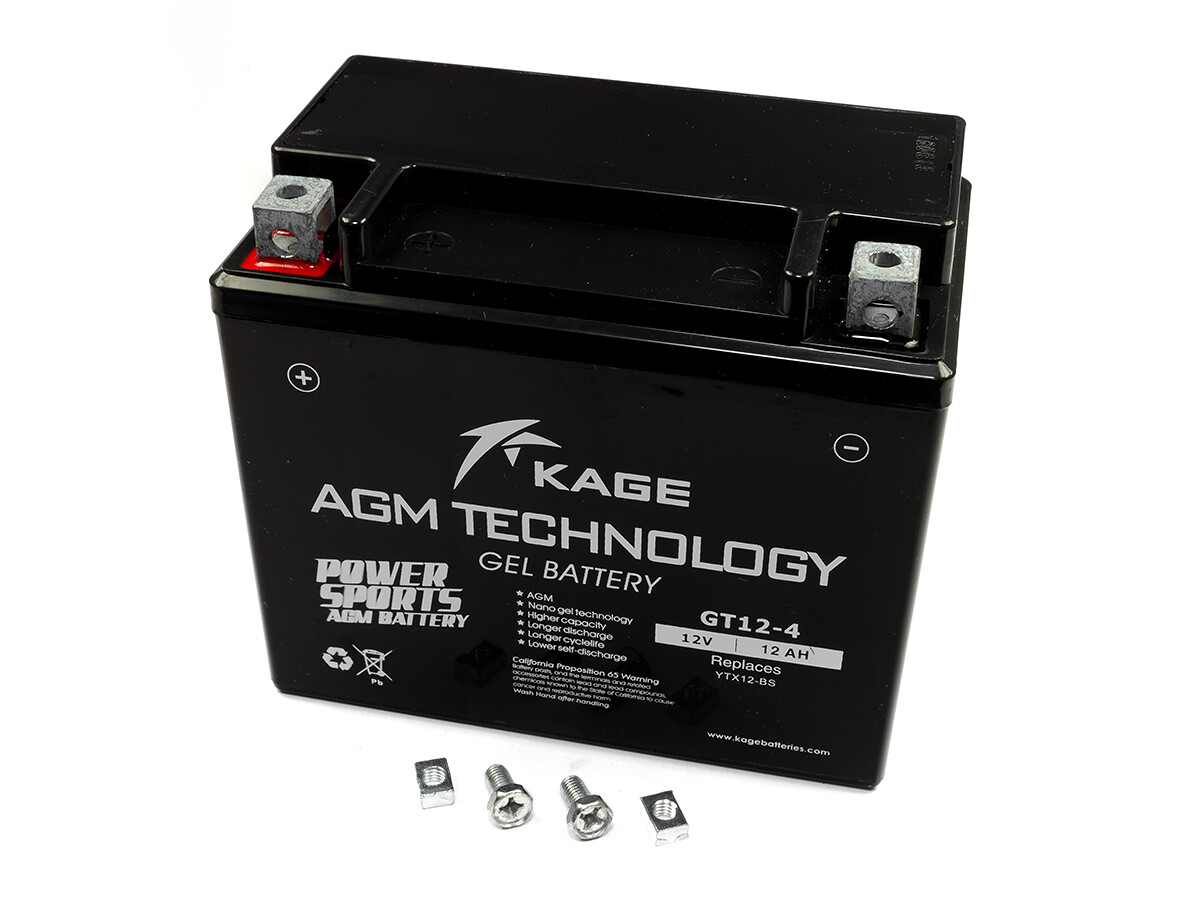 Batterie GEL KAGE YTX12-BS für Aprilia Daelim Honda Kawasaki Suzuki Triumph Yama