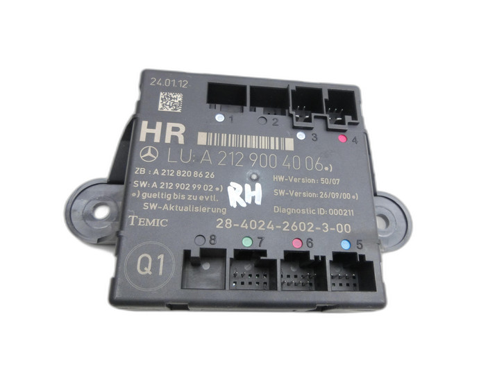 Mercedes S204 W204 C220 11-15  Steuergerät Türsteuergerät SG Rechts Hinten  - Bild 1
