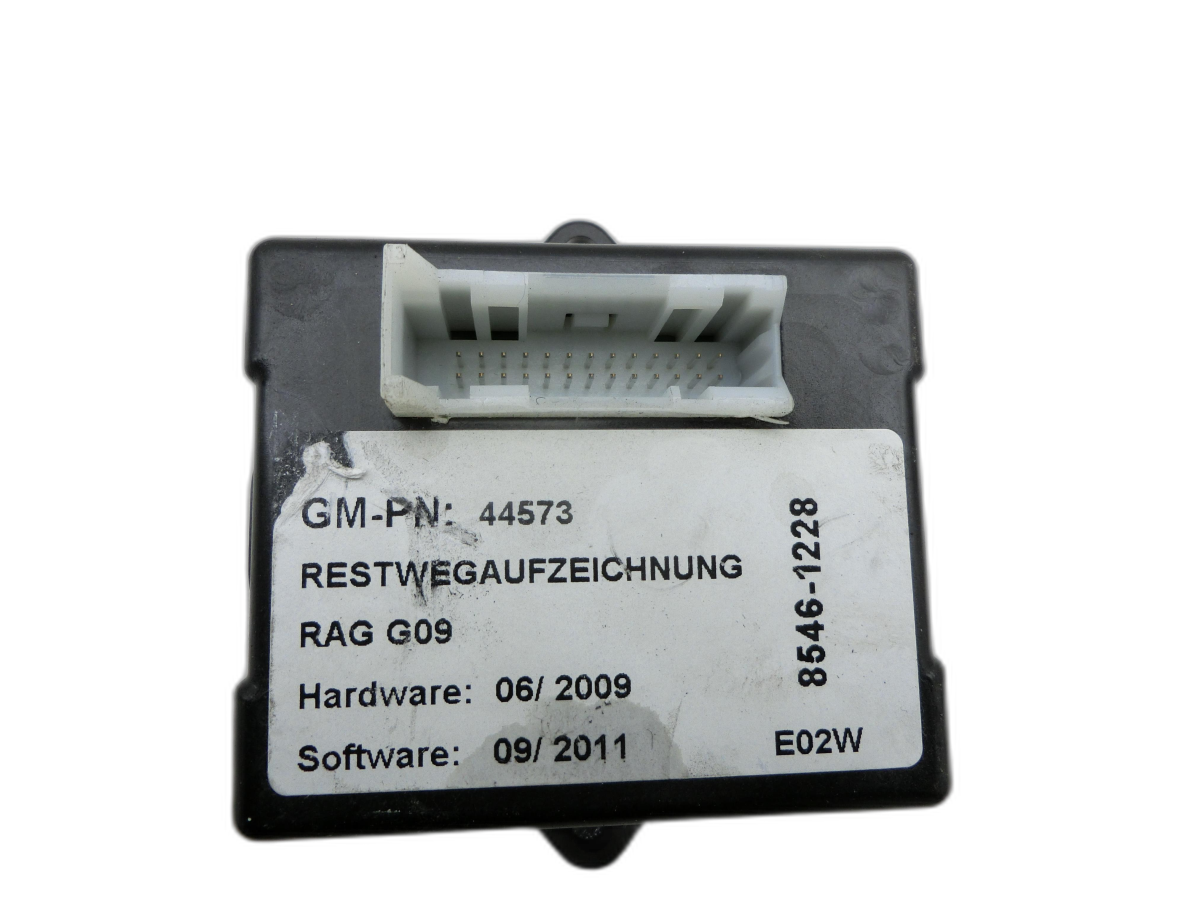 Opel Zafira C 11-16 Steuergerät ECU Modul SG Restwegaufzeichnung  - Bild 1