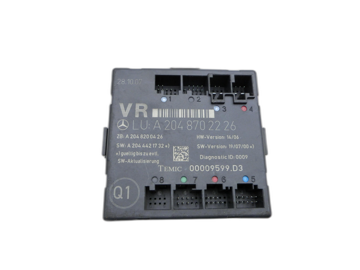 Unidad de control ECU módulo puerta derecha delante para Mercedes S204 W204 C320 07-14 - Bild 1