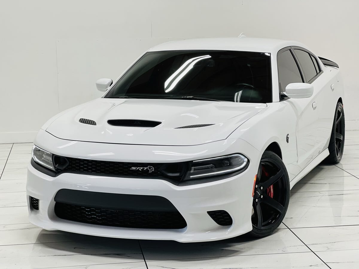 2019 Dodge Charger Srt Hellcat 31500 Miles White Knuckle Clearcoat 6.2l