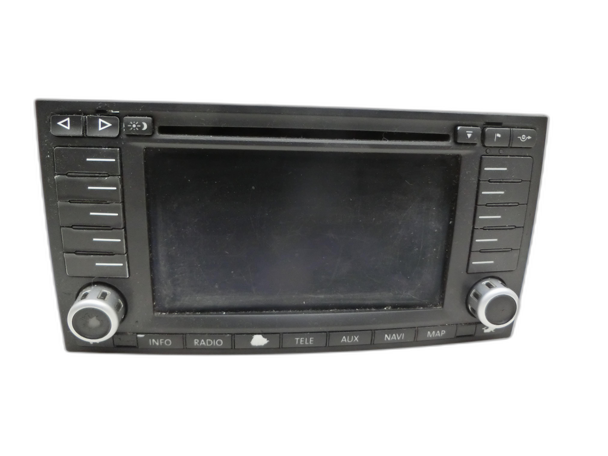 VW Touareg 7L 02-06 Navigationssystem Navi Radio Orig. Blaupunkt BNO  - Bild 1