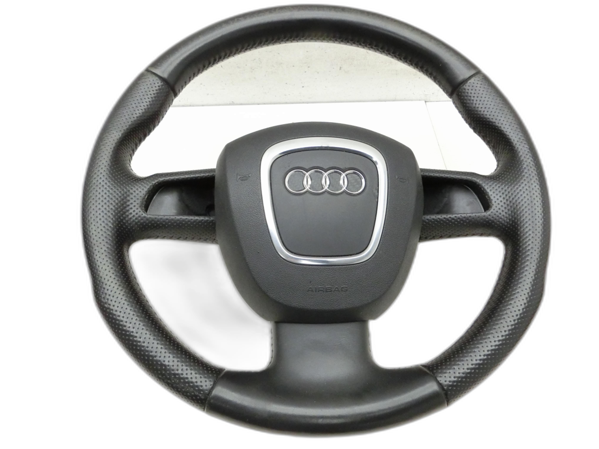 Volante de dirección sin Bolsa aire cuero para Audi A5 8T 07-12 - Bild 1