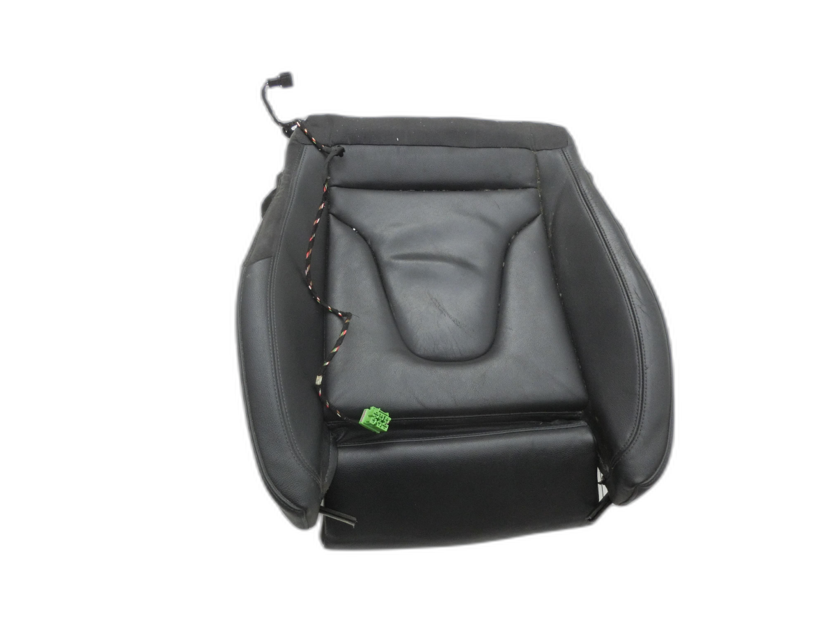 Audi A5 8TA 07-11 5T Sitzbezug Sitzpolster für Fahrersitz Sitz Links Vorne beheizt Leder Soul Schwarz 25D  - Bild 1