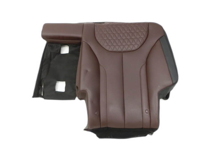 Hyundai Santa Fe IV TM 18-20  Leder Sitzbezug Rückenpolster Links für Rücksitzbank Hinten beheizt  - Bild 1
