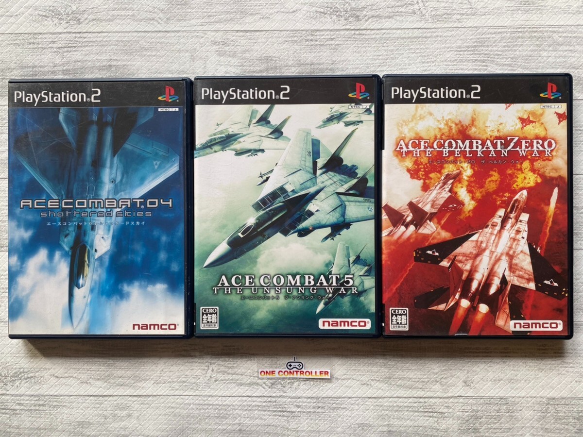 SONY PlayStation 2 PS2 Ace Combat Zero The Belkan War & 4
