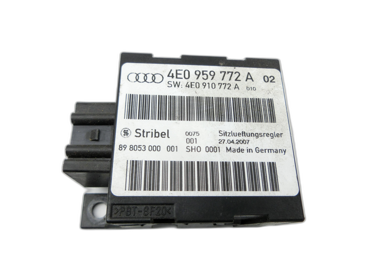 Appareil de commande Contrôleur ventilation siège droite avant pour Slave Driver siege Audi A8 4E D3 05-07 - Bild 1