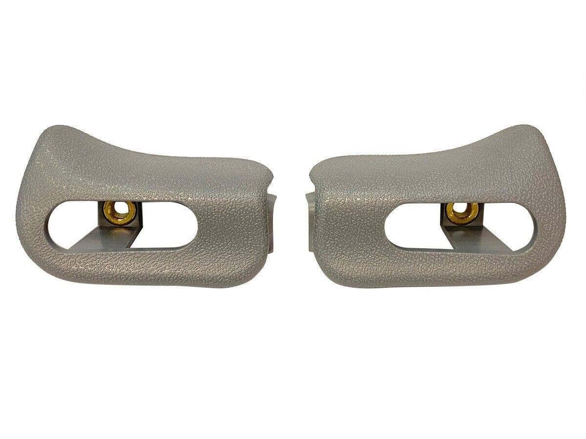 Sun Visor Trim Caps Set for Mercedes R129 SL300 SL320 1994-2001 Orion Gray Color