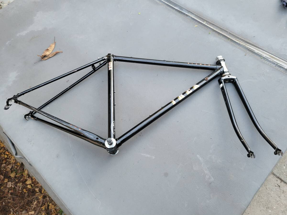 1986 Trek 400 ELANCE Road Bike Frame W/Reynolds 531 Steel Size 18