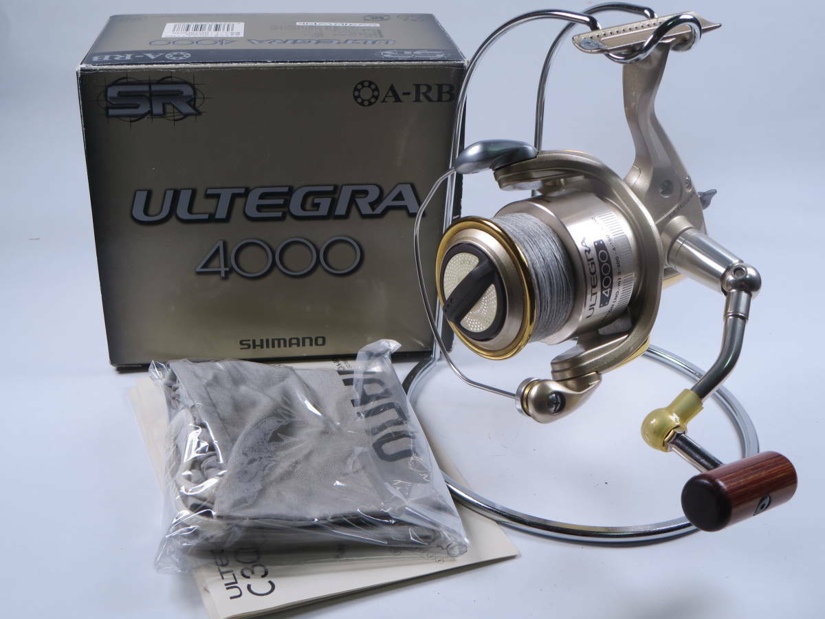 Shimano Ultegra 4000 Spinning Reel Used with Box From Japan Shimano Ultegra 4000 Spinning Reel Used with Box From Japan