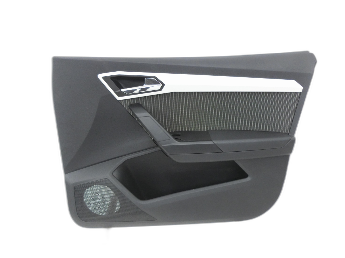 Seat Arona KJ 17-21  Türverkleidung Türpappe Rechts Vorne titanschwarz/weiss  - Bild 1