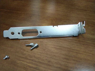 Low Profile Bracket for Nvidia Quadro NVS 285 NVS 290 NVS 300 NVS 315 DVI