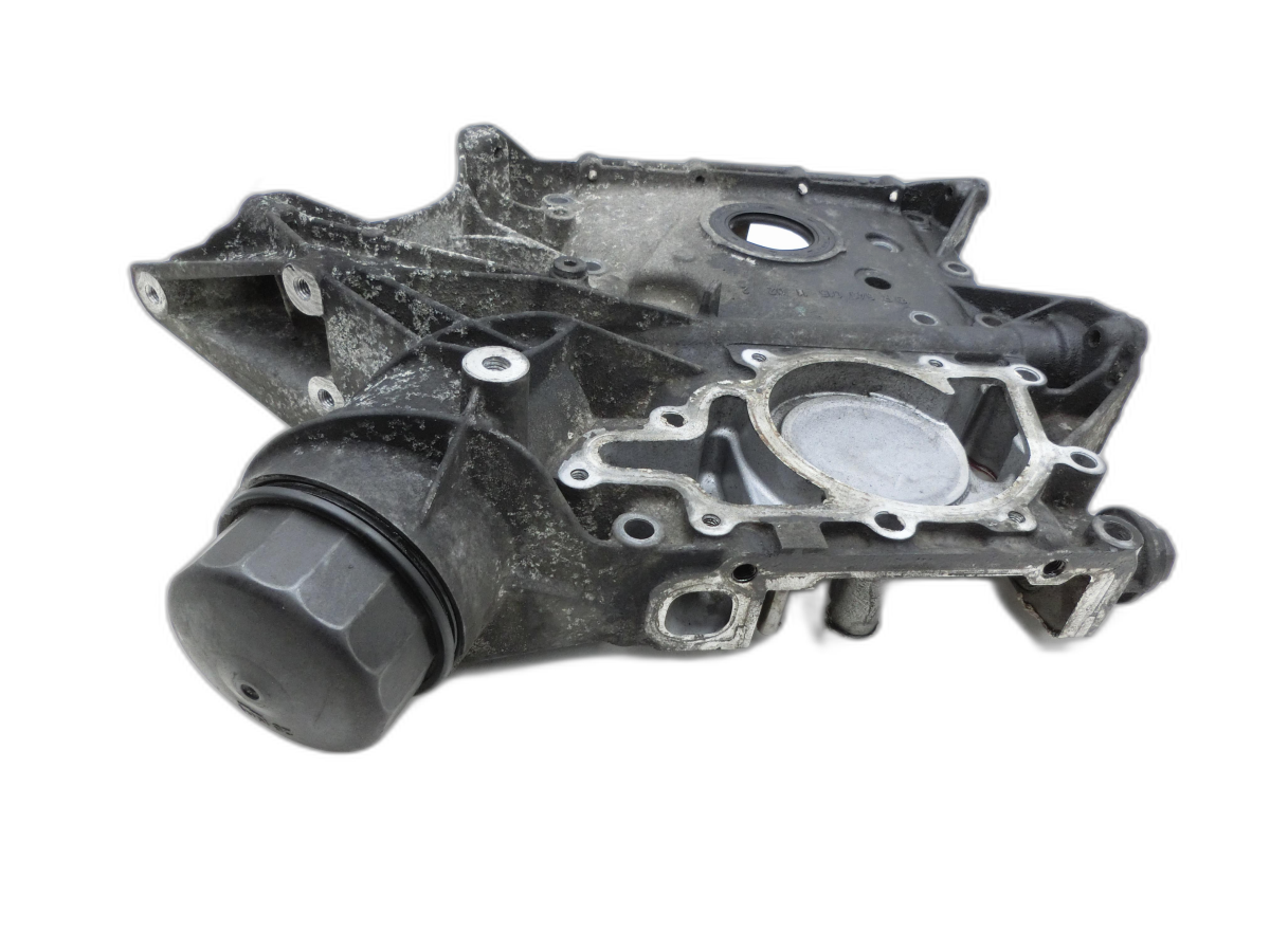 Mercedes W204 S204 C220 07-14 2,2d 125KW 646811 Ölfiltergehäuse Gehäuse Halter für Ölfilter  - Bild 1