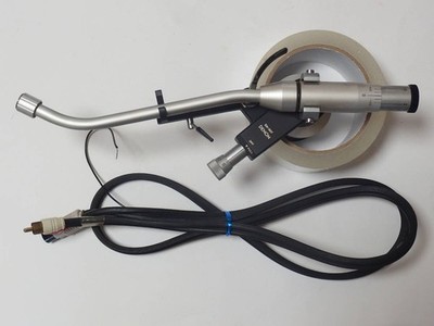 DENON DA-307 Tonearm Tested w/ 5-Pin Cable Dynamic Damping Turntable Part