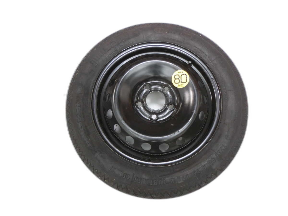 Nissan Qashqai J10 10-13 1 x Komplettrad Ersatzrad Stahlfelge Ganzjahresreifen 135/90R16 5X114.3 - Bild 1