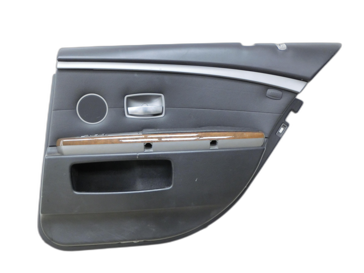 BMW 7er E65 730d 02-05 Stufenheck Türverkleidung Türpappe Rechts Hinten SRS  - Bild 1