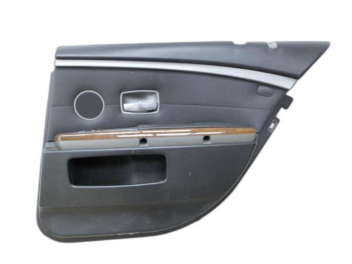 BMW 7er E65 730d 02-05 Stufenheck Türverkleidung Türpappe Rechts Hinten SRS  - Bild 1