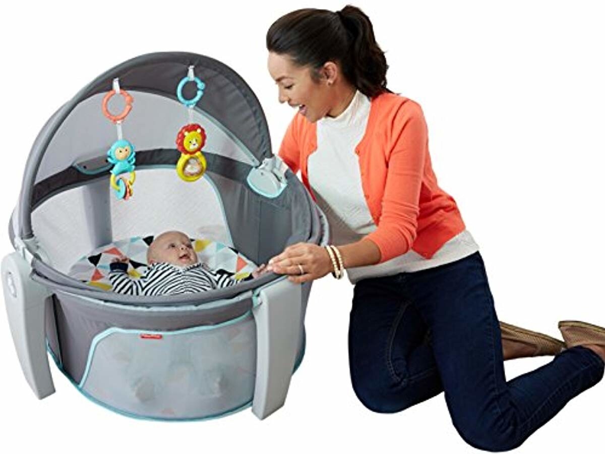 Fisher-Price On-The-Go Baby Dome, White