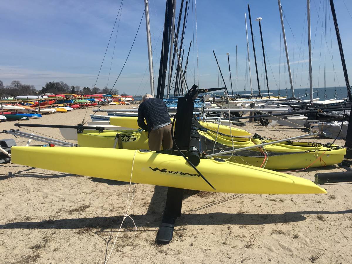 Windrider Rave Hydrofoil Trimaran Sailboat / Pryde Sails / Like Nacra F20 iFLY15