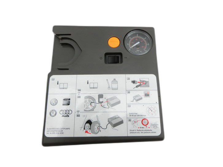 VW Golf 6 VI Variant 08-13 TDi 1,6 77KW Elektrische Luftpumpe Luft Kompressor Pannenset  - Bild 1