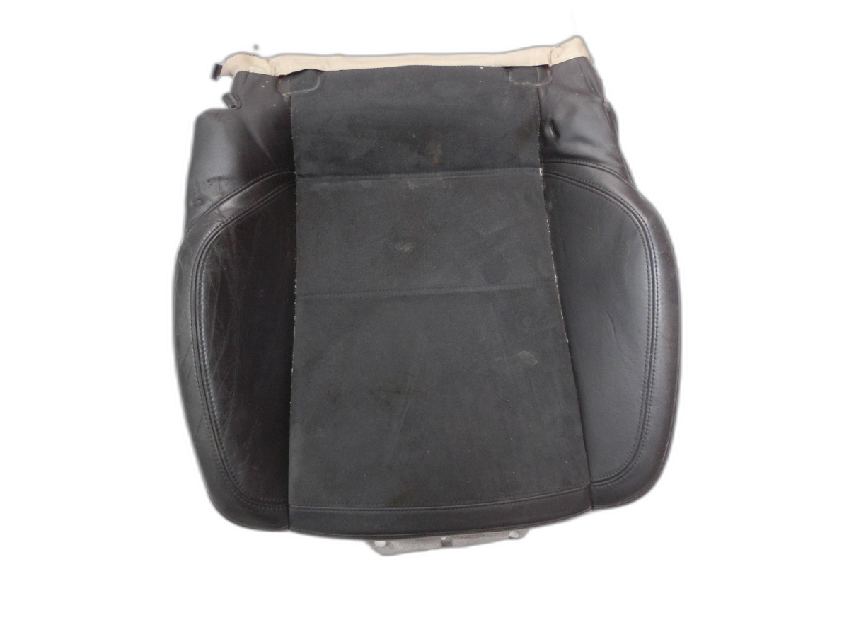 Almohadillado de asiento para del pasajero derecha delante con calentamiento Cuero parte Alcantara Negro Porsche Cayenne 9PA 07-10 - Bild 1