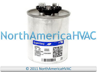 OEM Capcom Capacitor Dual 35/5 uf MFD 440 Volt Fits Genteq