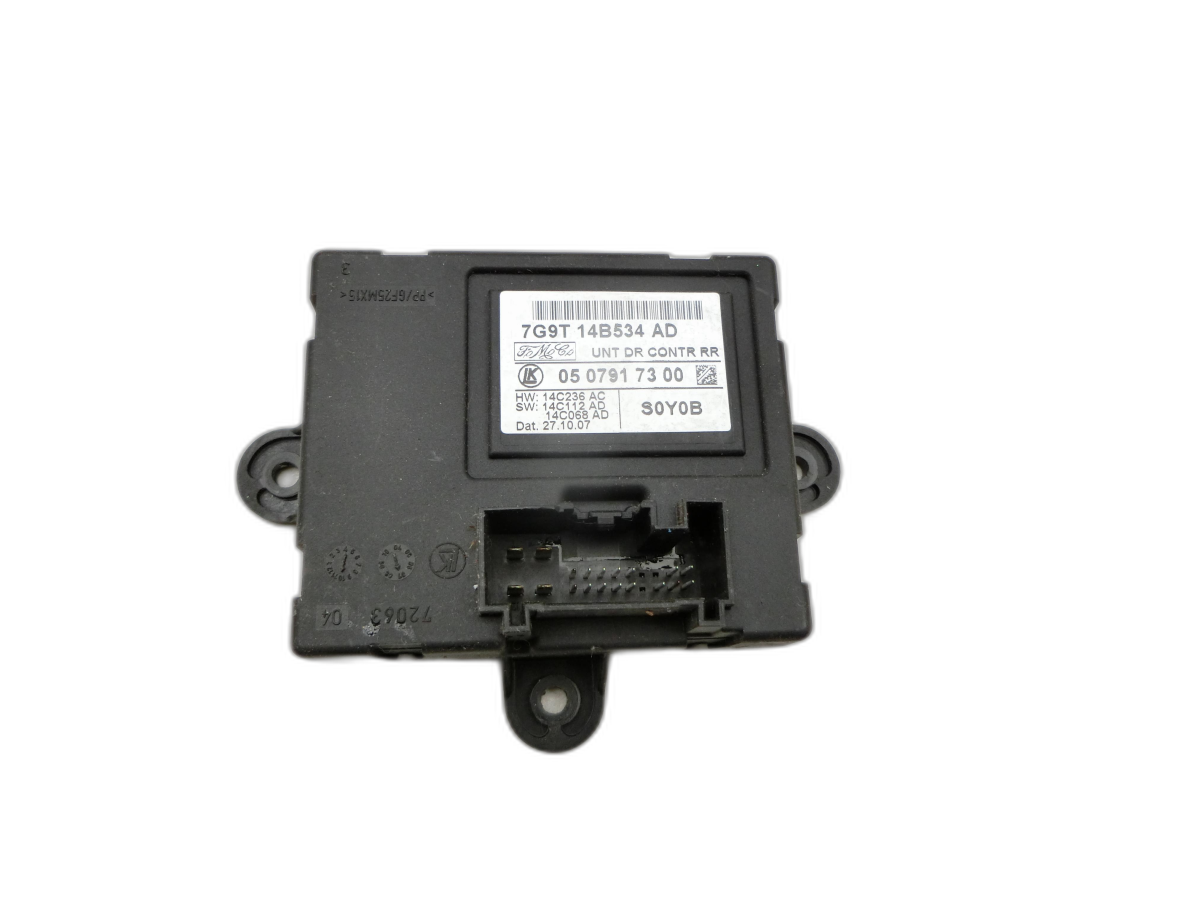 Ford Mondeo IV BA7 07-10 Steuergerät ECU Modul Türsteuergerät Rechts Hinten  - Bild 1