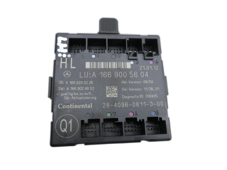 Mercedes W166 ML 350 11-15 Steuergerät SG Türsteuergerät Links Hinten  - Bild 1