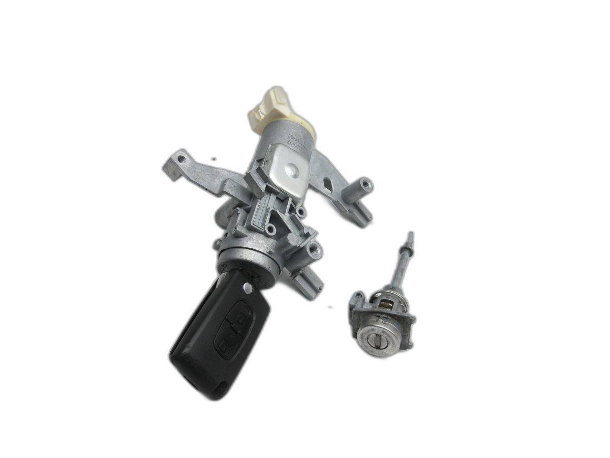 Ignition lock Key Door cylinder for Peugeot 4007 07-12 - Bild 1