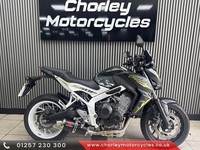2017 Honda CB650 F, 3028 miles only naked sports bike