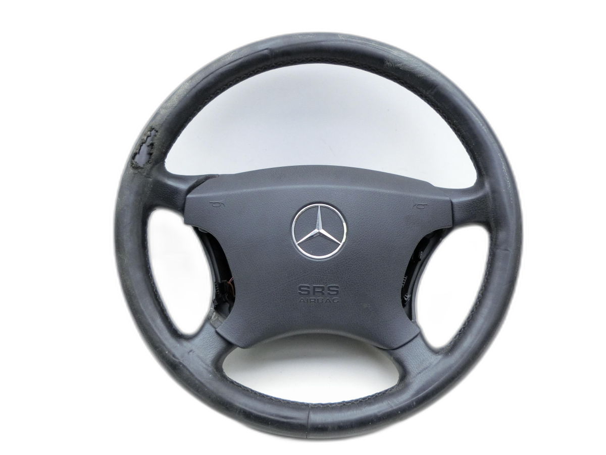 Mercedes S-Kl. W220 S320 02-05 Lenkrad Airbaglenkrad Leder  - Bild 1
