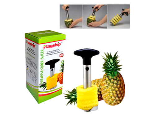 Pineapple Corer Slicer Cutter Easy Kitchen Gadget Stainless Steel Fruit Peeler
