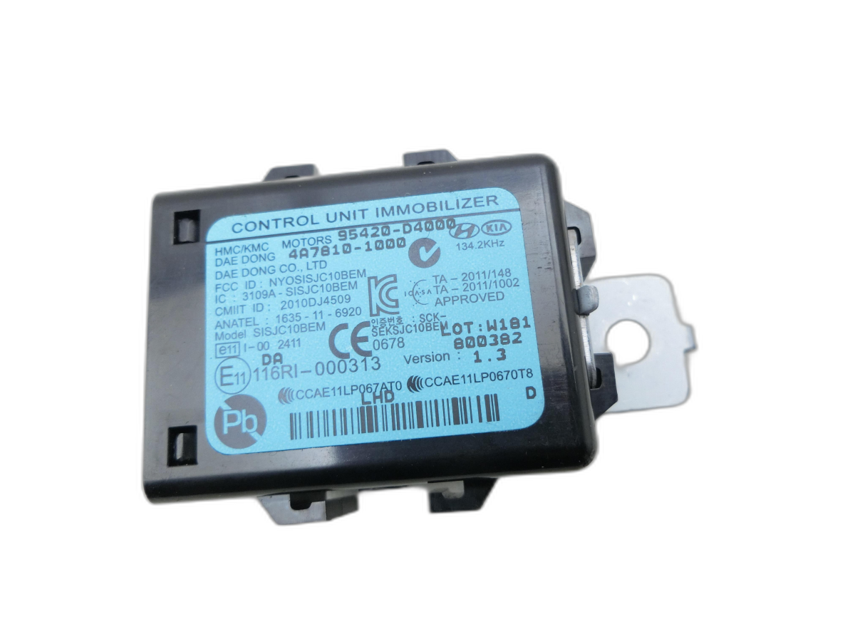 Kia Picanto JA 17-21 Steuergerät ECU Modul Immobilizer Wegfahrsperre SG  - Bild 1