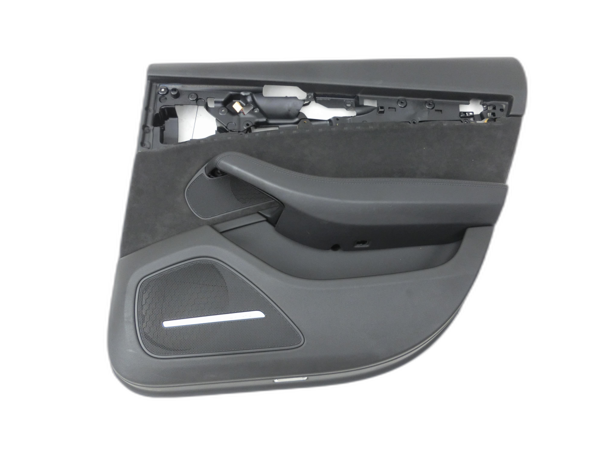 Interior Door Panel Right Rear Alcantara Soul Black for Audi A8 4H D4 09-17 - Bild 1