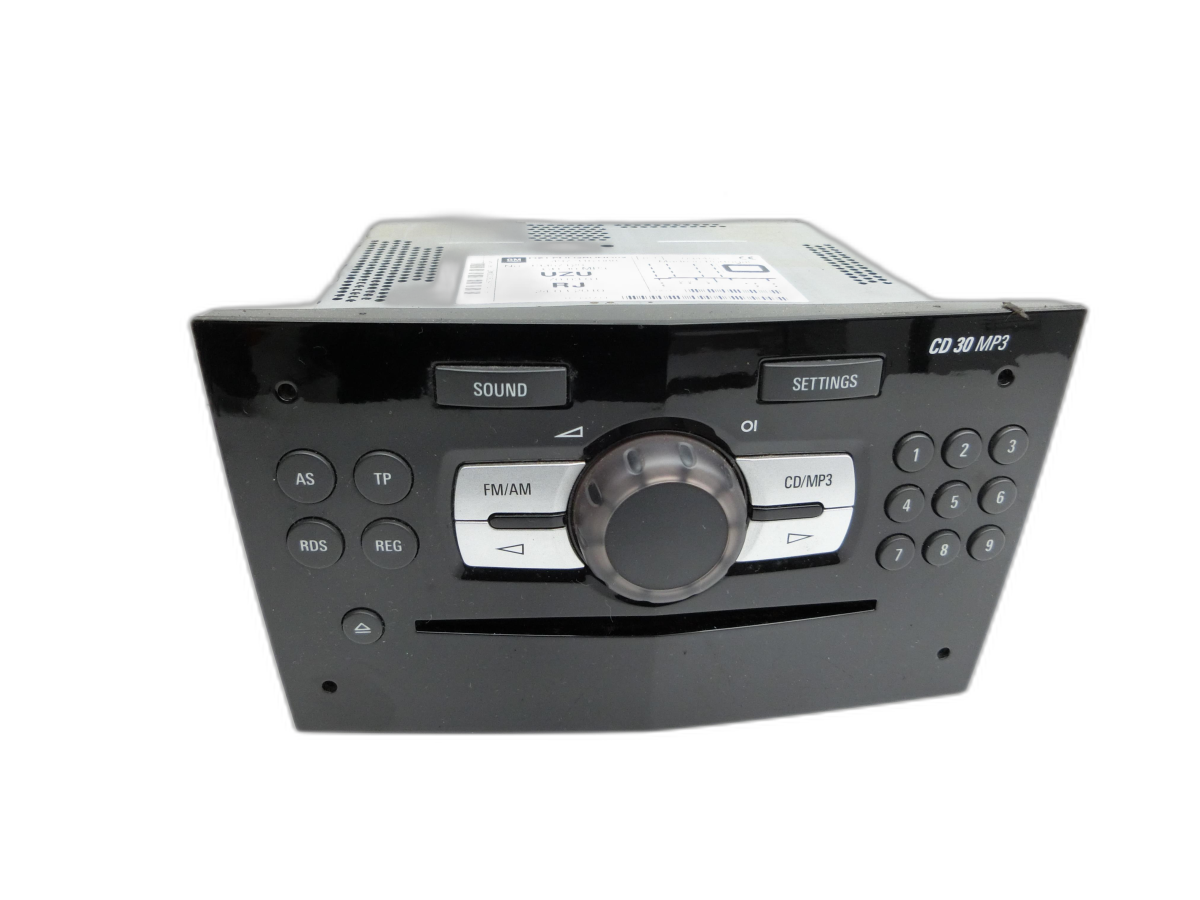 Opel Corsa D S07 06-10 Navigation Autoradio CD-Radio CD 30 MP3 Navi Delphi Grundig Entheiratet - Bild 1