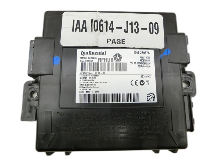 Jeep Grand Cherokee WK2 13-17 Steuergerät ECU Modul SG Pase RFHUB  - Bild 1