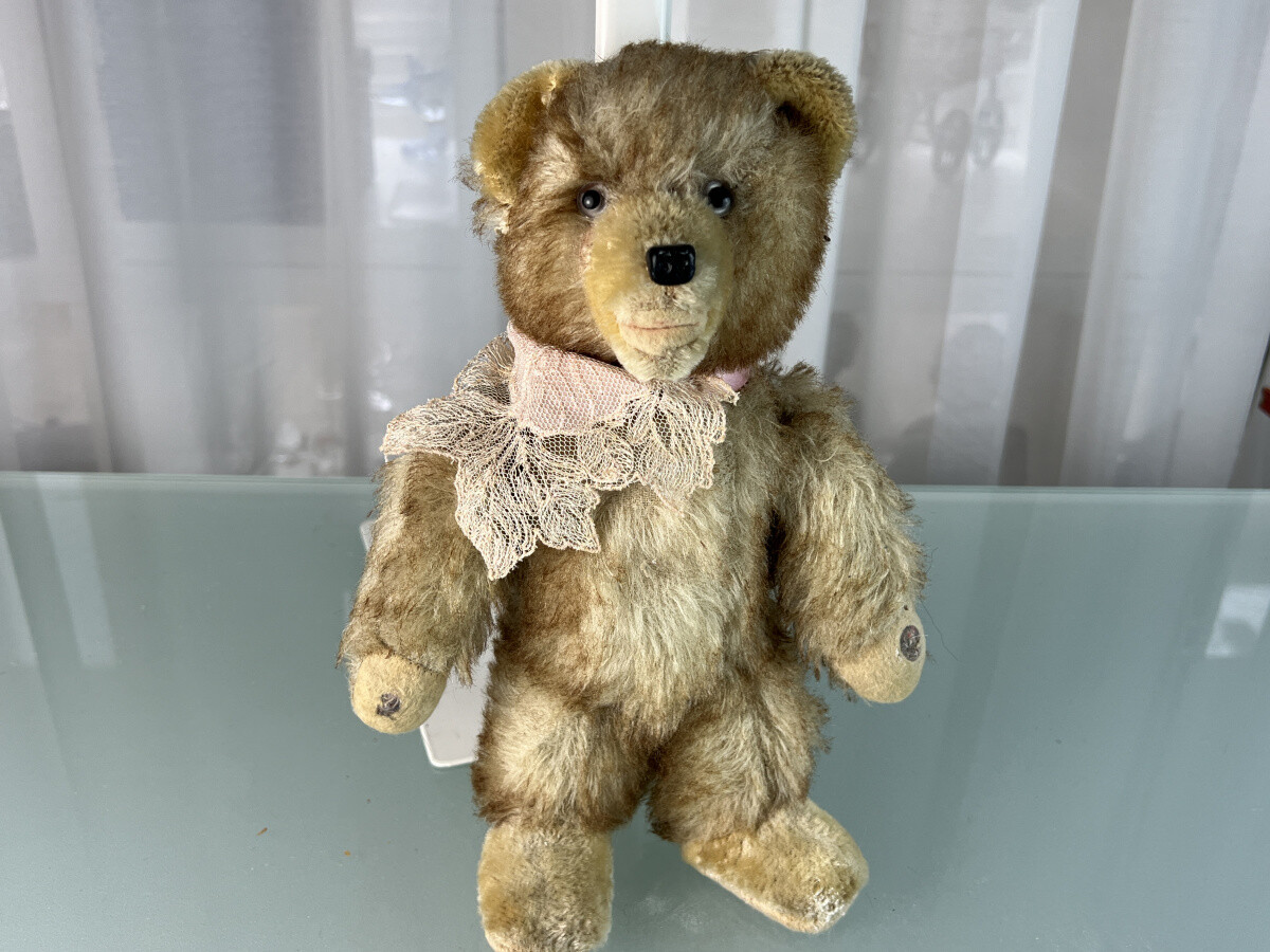 【激安、即決】TEDDYBEAR 1950年　チルターン製　クリスティーズ落札 Antique 1950's Chiltern Teddy Bear — Cooperstown Bears