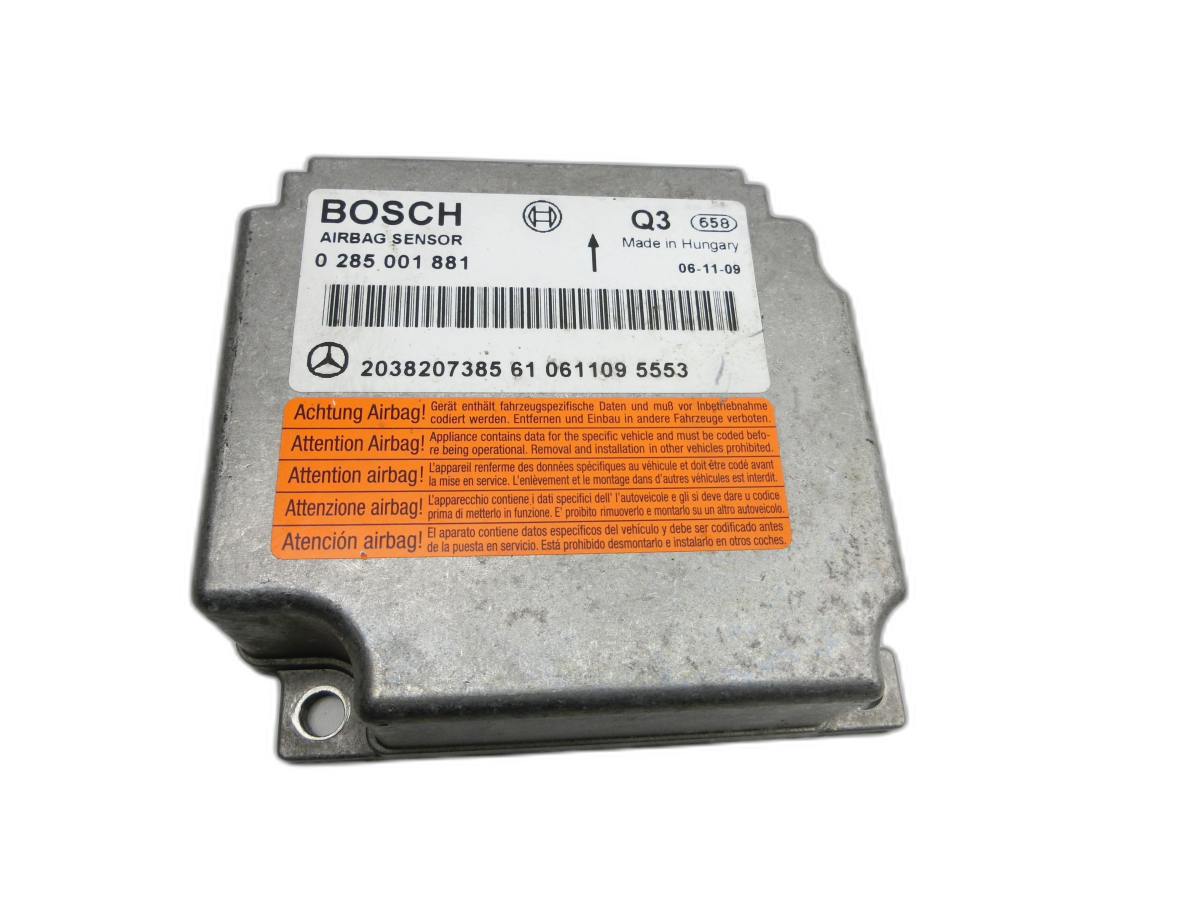 Mercedes C209 CLK 280 05-09 Airbag Steuergerät Airbagsteuergerät  - Bild 1