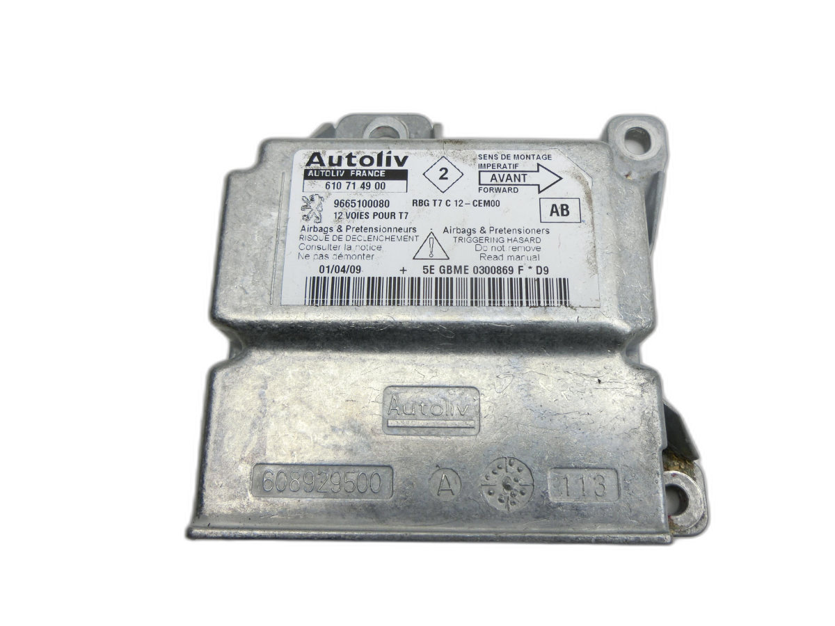 Peugeot 308 08-11 Airbag Steuergerät Airbagsteuergerät  - Bild 1