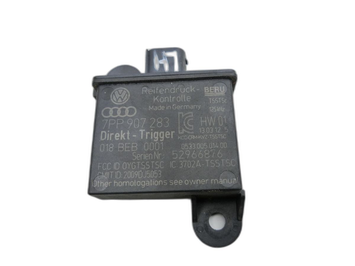 Audi A8 4H D4 09-17 Steuergerät ECU Modul Reifendruckkontrolle Direkt-Trigger Links Hinten  - Bild 1
