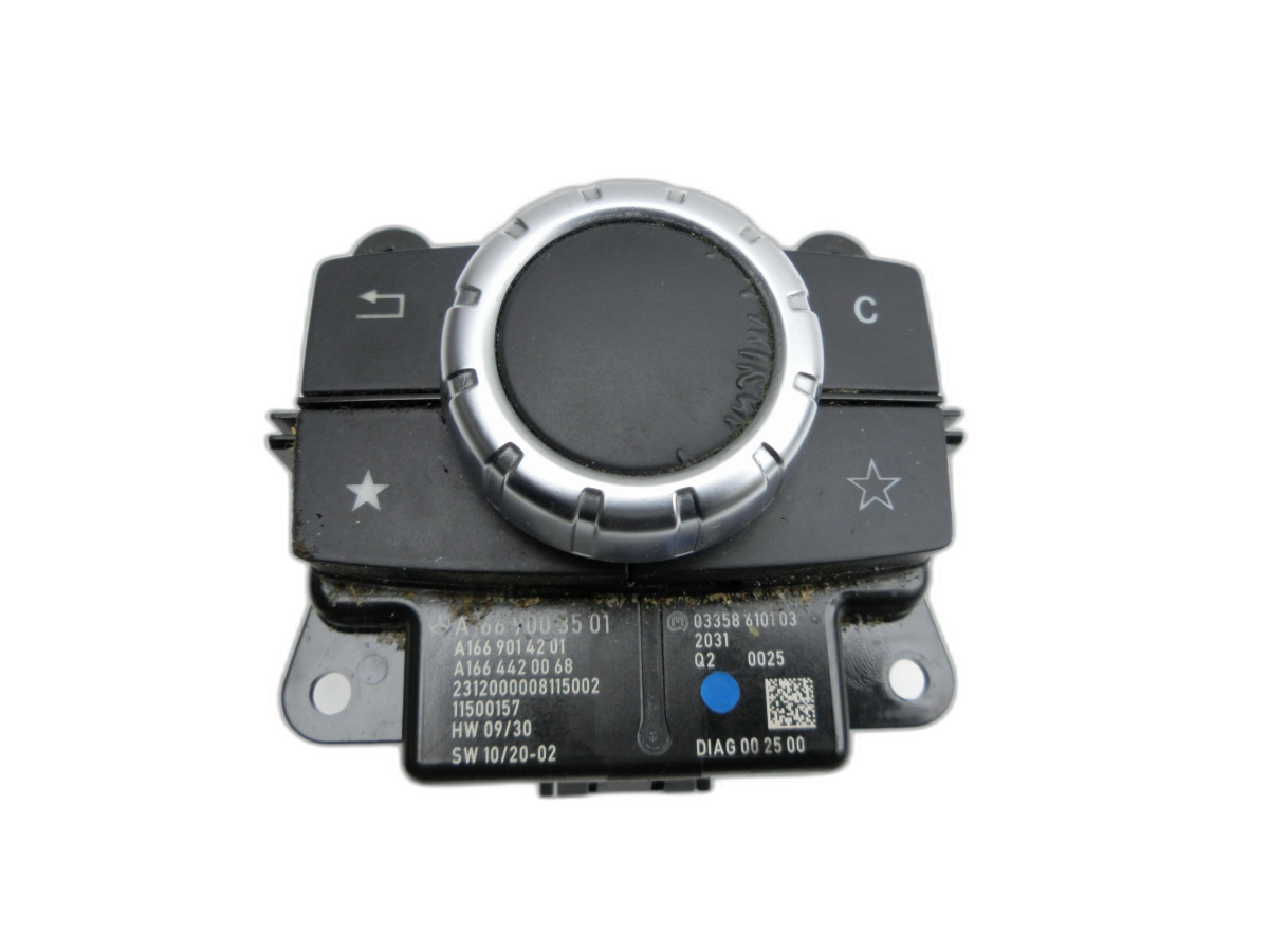 Interruttore Manopola Controller di Pannello controllo della console per Mercedes W166 ML 350 11-15 - Bild 1