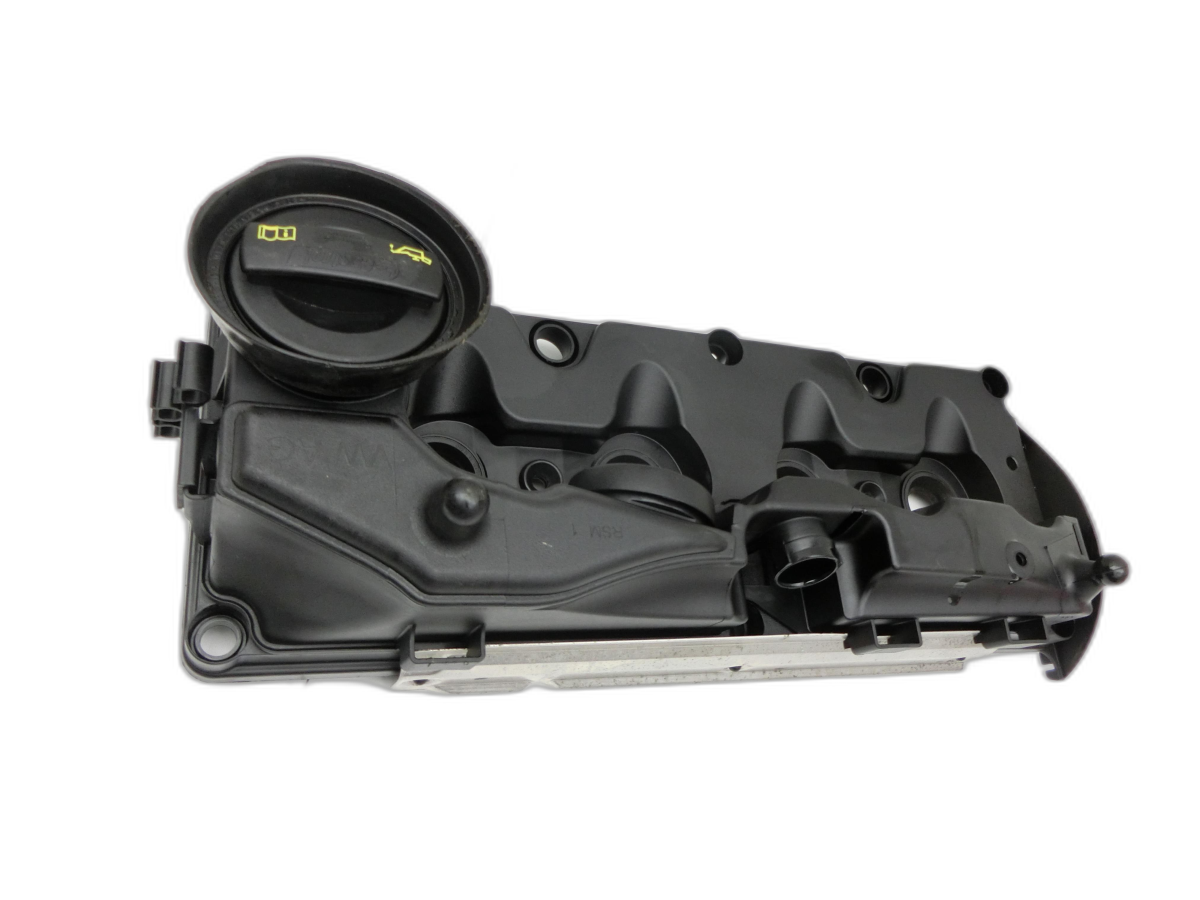 VW Passat 3C B7 10-15 2,0d 103KW CFFB Ventildeckel Zylinderkopfhaube Motorabdeckung  - Bild 1