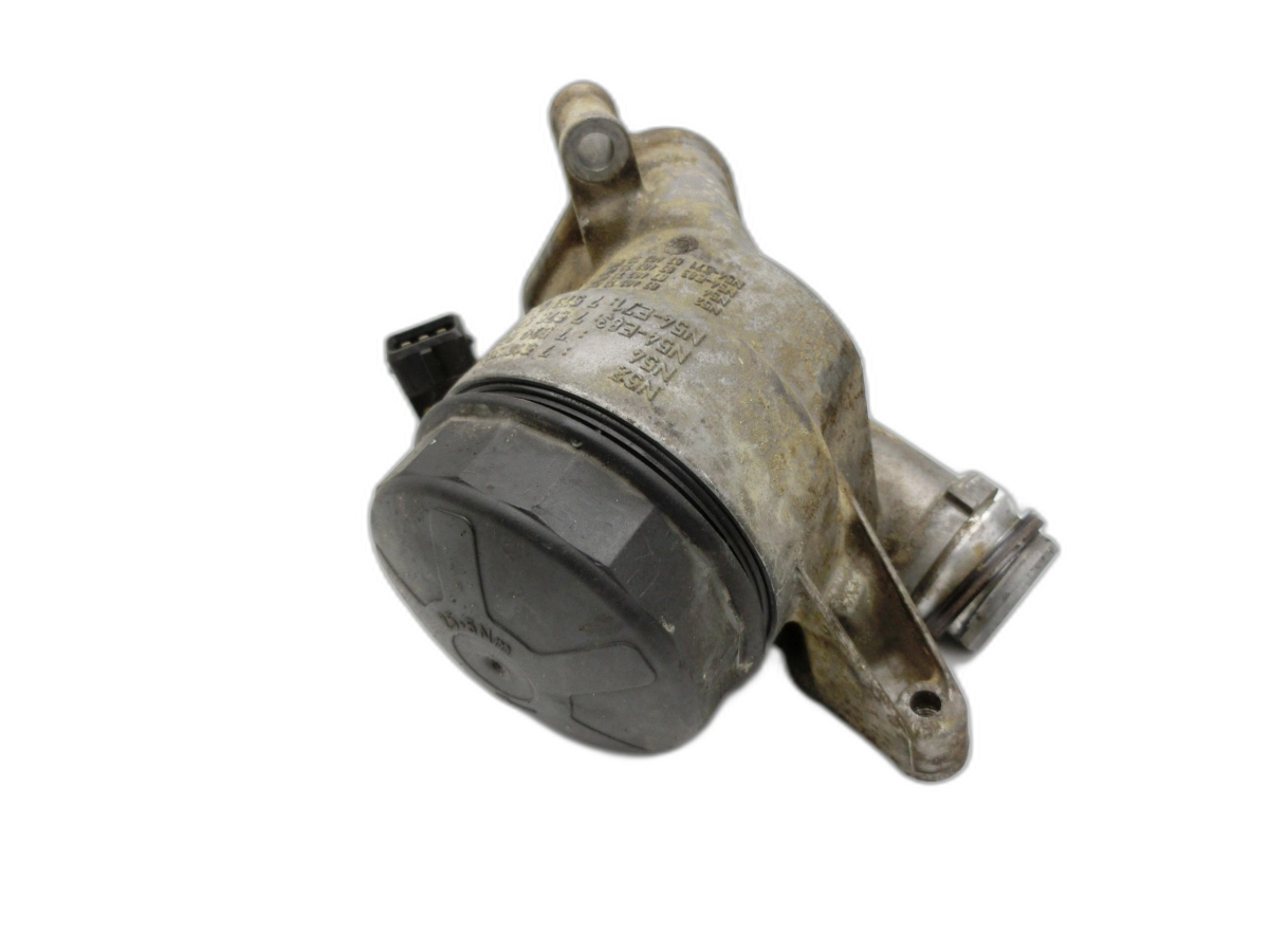 BMW E61 530xi LCI 07-09 3,0 200KW N53B30A Ölfiltergehäuse Ölfilter Gehause Halter  - Bild 1