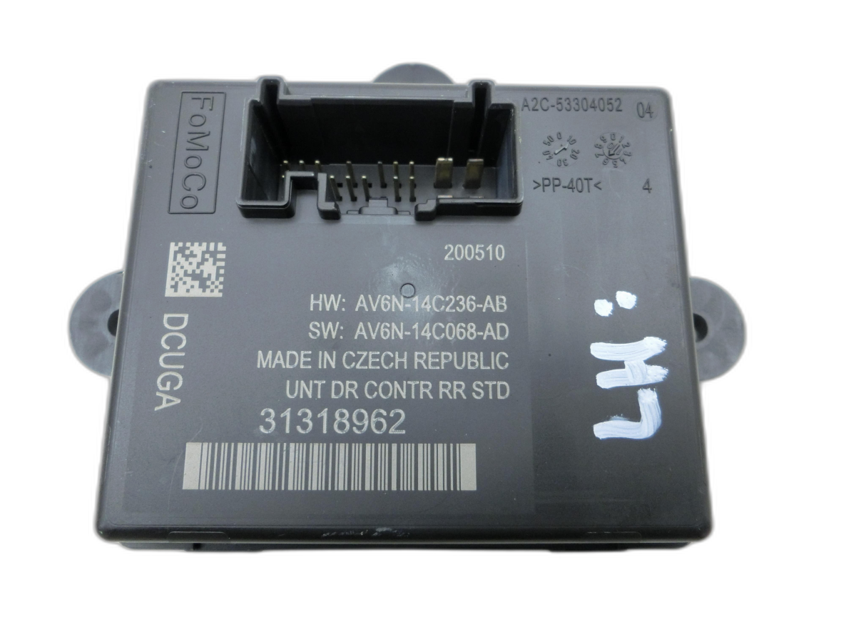 Volvo V60 I D3 10-13 Steuergerät ECU Modul Türsteuergerät Links Hinten  - Bild 1