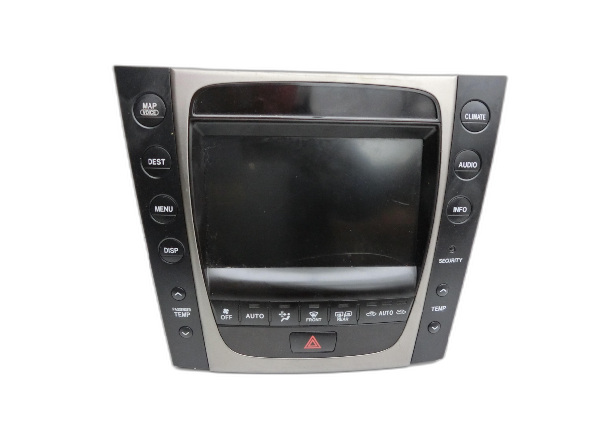 Lexus GS GRS 300 05-09 Navigationssystem Navi CD-Radio Display - Bild 1