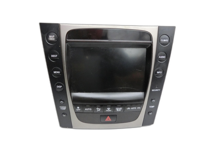 Lexus GS GRS 300 05-09 Navigationssystem Navi CD-Radio Display  - Bild 1