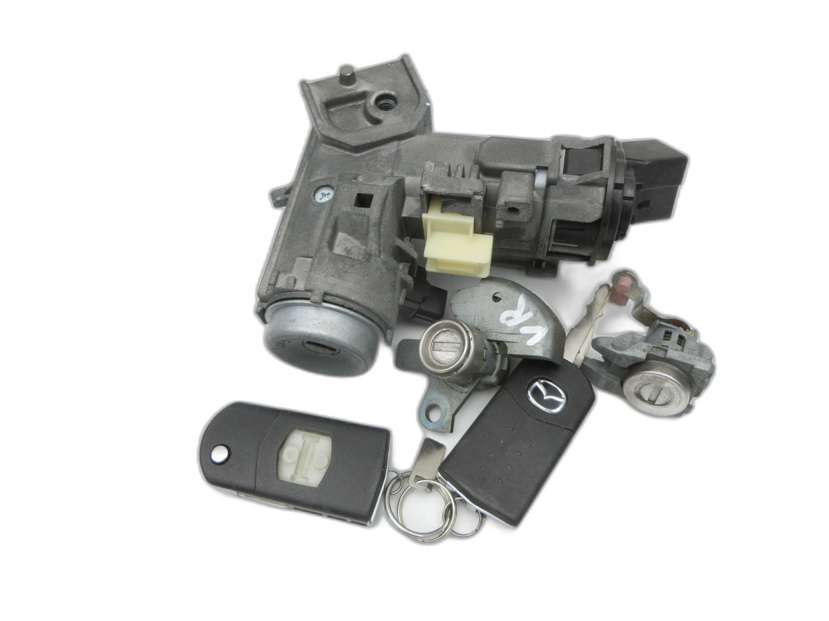 Mazda 6 GH 08-12 Zündschloss 2x Schlüssel Schliesszylinder Tür LV - Bild 1