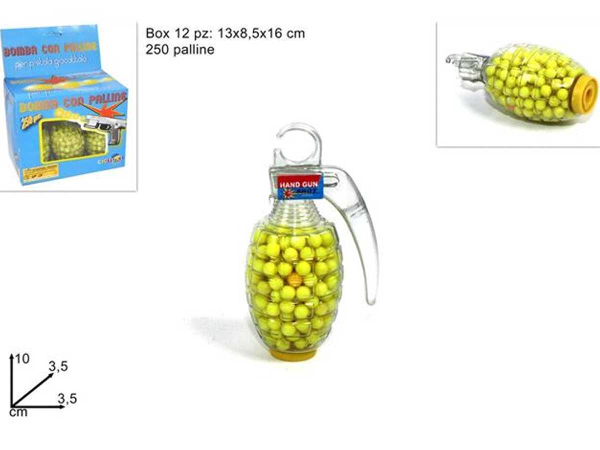 Bomba 250 Palline Bb Bullets Per Pistole Giocattolo E Softair 6mm dfh