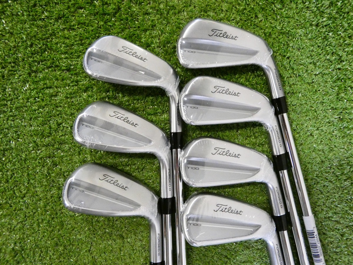Titleist 2025 T100 Forged Irons 4-P AMT White Stiff Steel New